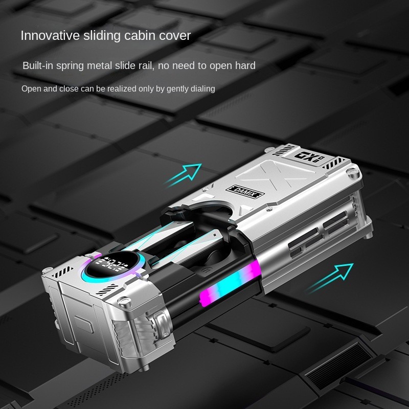 ใหม่ หูฟังบลูทูธไร้สาย DX-08 ความละเอียดสูง สไตล์พังก์ สําหรับสเตอริโอ 5.3