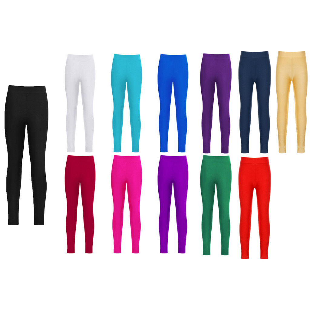 สาวเอวสูงยิมนาสติกแน่นยืดสีทึบการฝึกอบรมกางเกงขายาว เลกกิ้ง