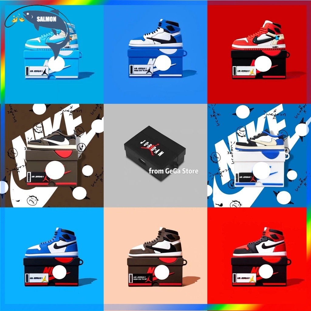 Top AJ เคสซิลิโคน ลายรองเท้าผ้าใบ สําหรับ Airpods AJ1 Airpods Pro 5 Airpods 3 Airpods Gen 2 Airpods 2