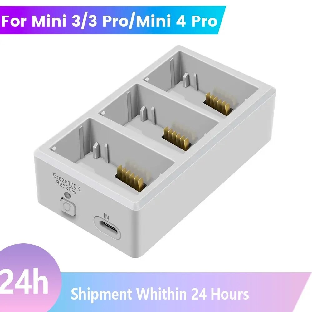 USB QC3.0 Battery Charger Flight Battery For Mini 3/Mini 3 Pro Fast Charging Charging Hub For DJI Mi