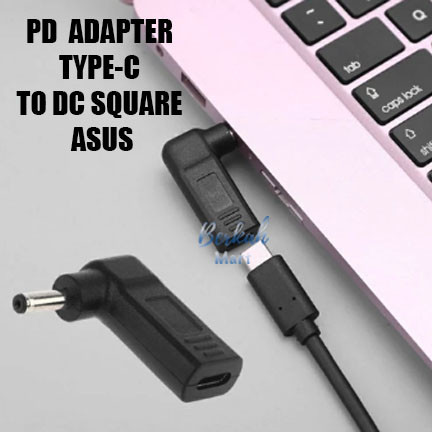 PD อะแดปเตอร์ 19V Usb Charger Type-C ถึง 4.0*1.35 มม.สําหรับ Asus หญิงชาย DC Tip Converter Charger 9