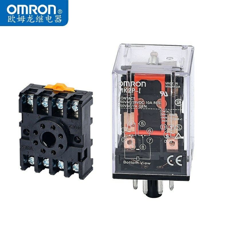 Relay ของแท้ รีเลย์ Omron MK2P-I 24V 220V 12V 48V 110 AC DC ซ็อกเก็ต i ร้านเราส่งทุกวัน