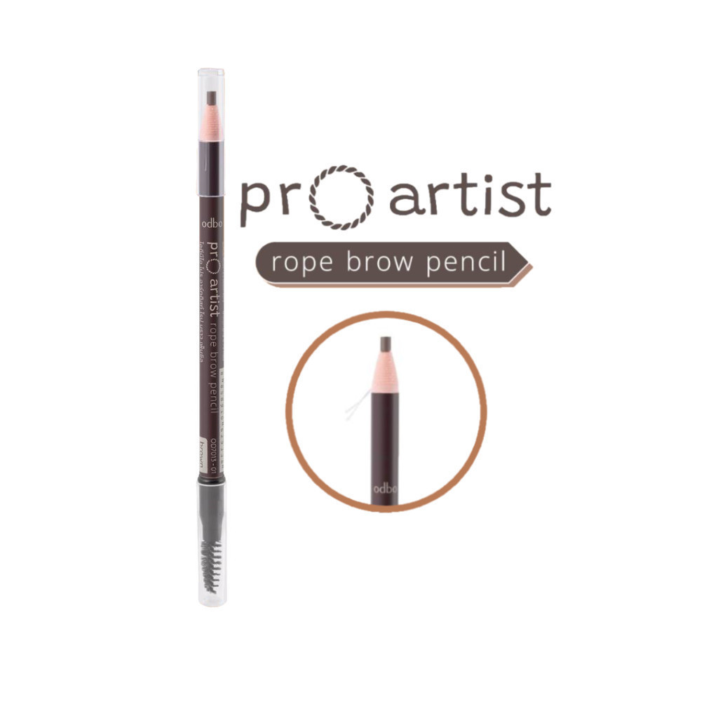 ของแท้·ส่งด่วน·ถูก Odbo Proartist Rope Brown Pencil #OD7013 : โอดีบีโอ โปร อาร์ทติสท์ ดินสอเขียนคิ้ว x 1 ชิ้น dayse