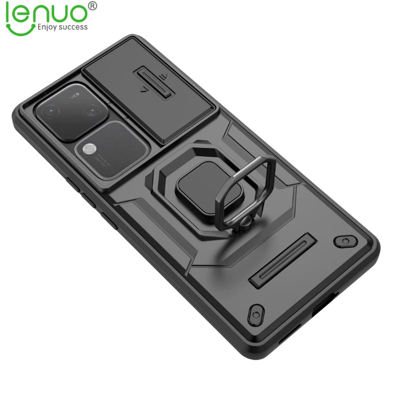 Lenuo เคสโทรศัพท์มือถือ ป้องกันกระแทก พร้อมแหวนแม่เหล็ก สําหรับ Vivo V60 V50 V30E V30 S18 Pro 5G Case