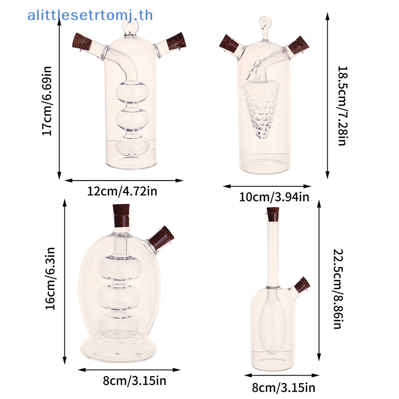 Alittlese 2-in-1 ขวดแก้วใส่ซอส น้ํามัน และเครื่องปรุง แบบสองชั้น 1 ชิ้น ราคา ถูกที่สุด ดีลบีเคเค แกลเลอรีภาพที่ 9