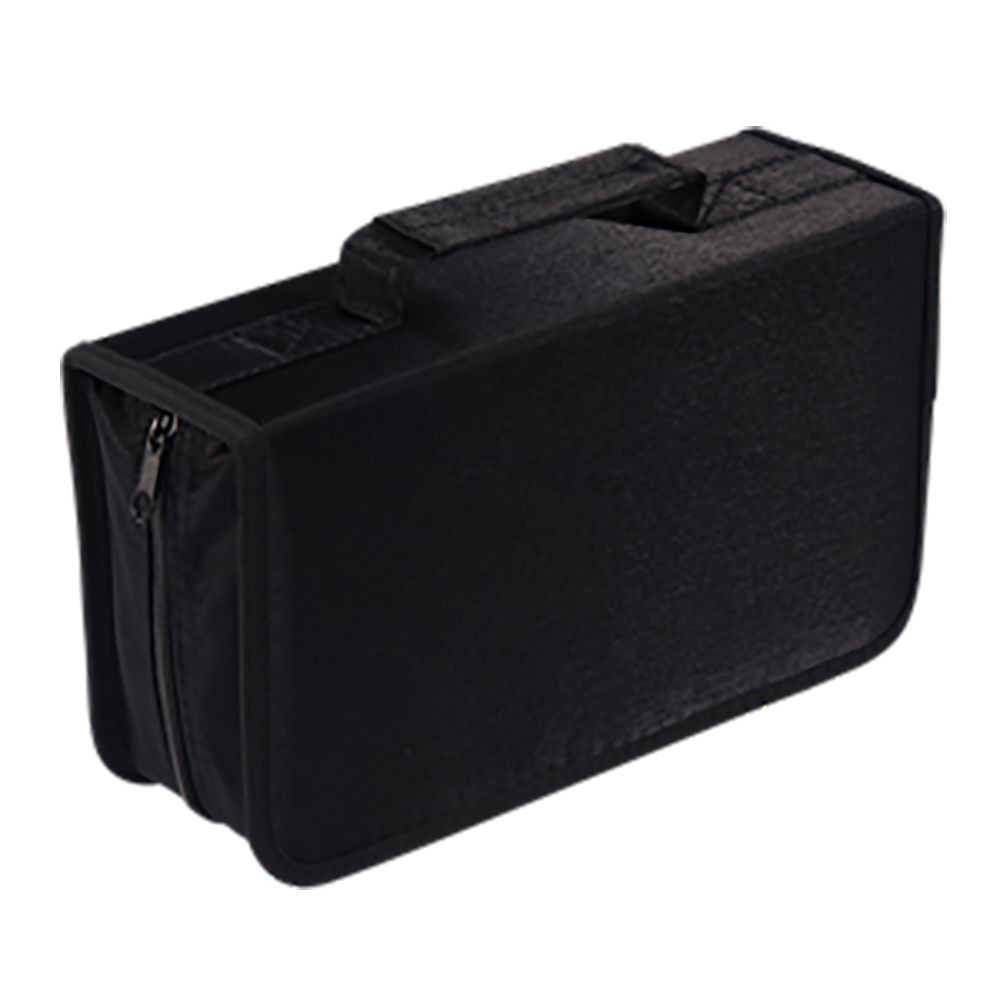 Fashionhubz CD Storage Bag, 128 Disc Binder Travel Disc Box, Car Mount Zipper Waterproof Booklet DVD Storage Bag Album ราคา ถูกที่สุด ดีลบีเคเค แกลเลอรีภาพที่ 7