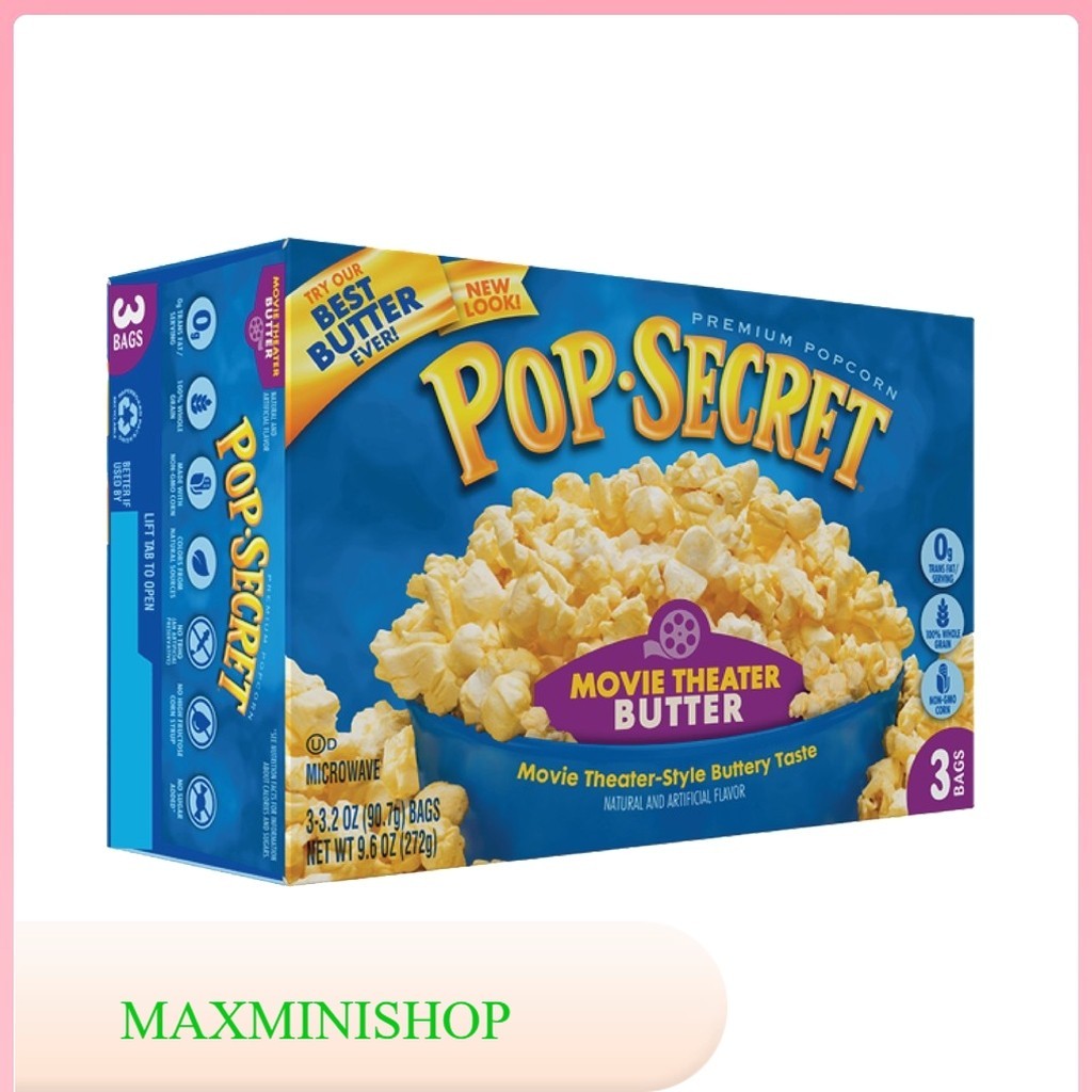 บัตเตอร์ ป๊อปคอร์น ป๊อป ซีเคร็ท 272 ก./Butter Popcorn Pop Secret 272 G.