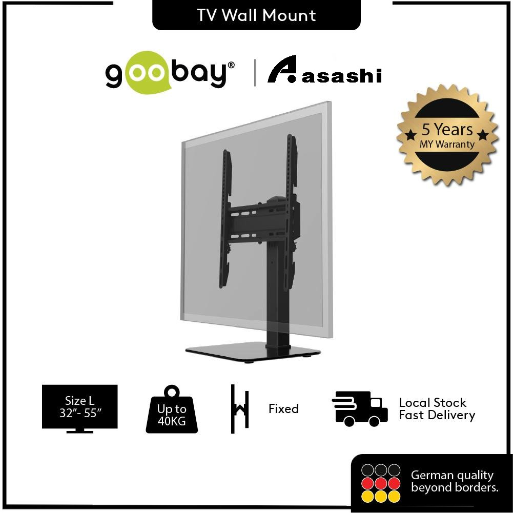 Goobay ขาตั้งทีวี Basic Fix Mono (32"-55") 58524 - สีดํา