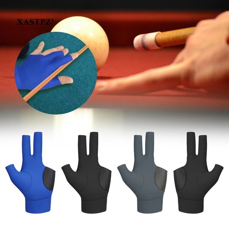 [Xastpz1] ถุงมือบิลเลียด ไม้คิว สนุ๊กเกอร์ แบบสามนิ้ว สําหรับผู้หญิง ฝึกเล่นสนุ๊กเกอร์ พูล