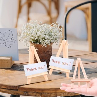 ขาตั้งไม้ ขนาดเล็ก สําหรับวางกรอบรูป การ์ด ตัวเลข งานแต่งงาน…