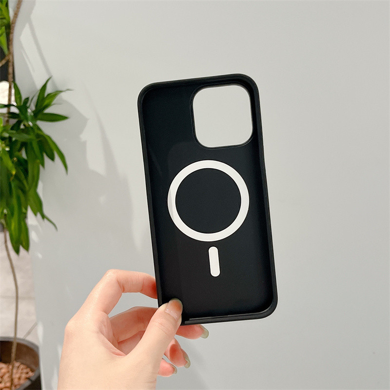 Casetifg เคสโทรศัพท์มือถือ ซิลิโคนแข็ง กันกระแทก พร้อมกระจก แม่เหล็ก คุณภาพสูง สําหรับ iPhone 15 12 13 14 Pro Max - รูปที่ 4