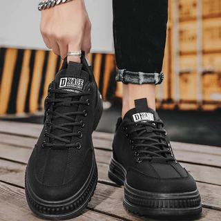รองเท้าผ้าใบลำลองผู้ชาย พื้นหนา กันลื่น มี 3 สี ไซส์ 39-44