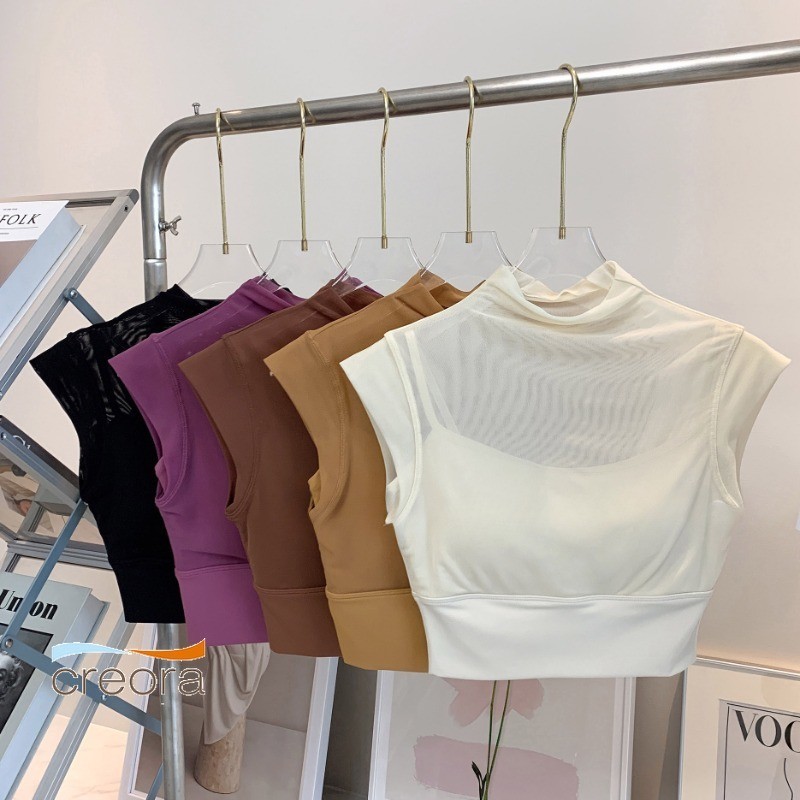 【YOGATRUTH】(แผ่นคงที่) เสื้อกีฬา ตาข่าย ออกแบบดี โยคะ แขนสั้น ฟิตเนส วิ่ง พิลาทิส กลางแจ้ง