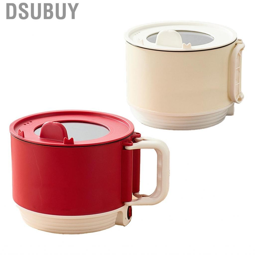 Dsubuy Mini Electric Cooker  Hot Pot One Button Operation for Camping