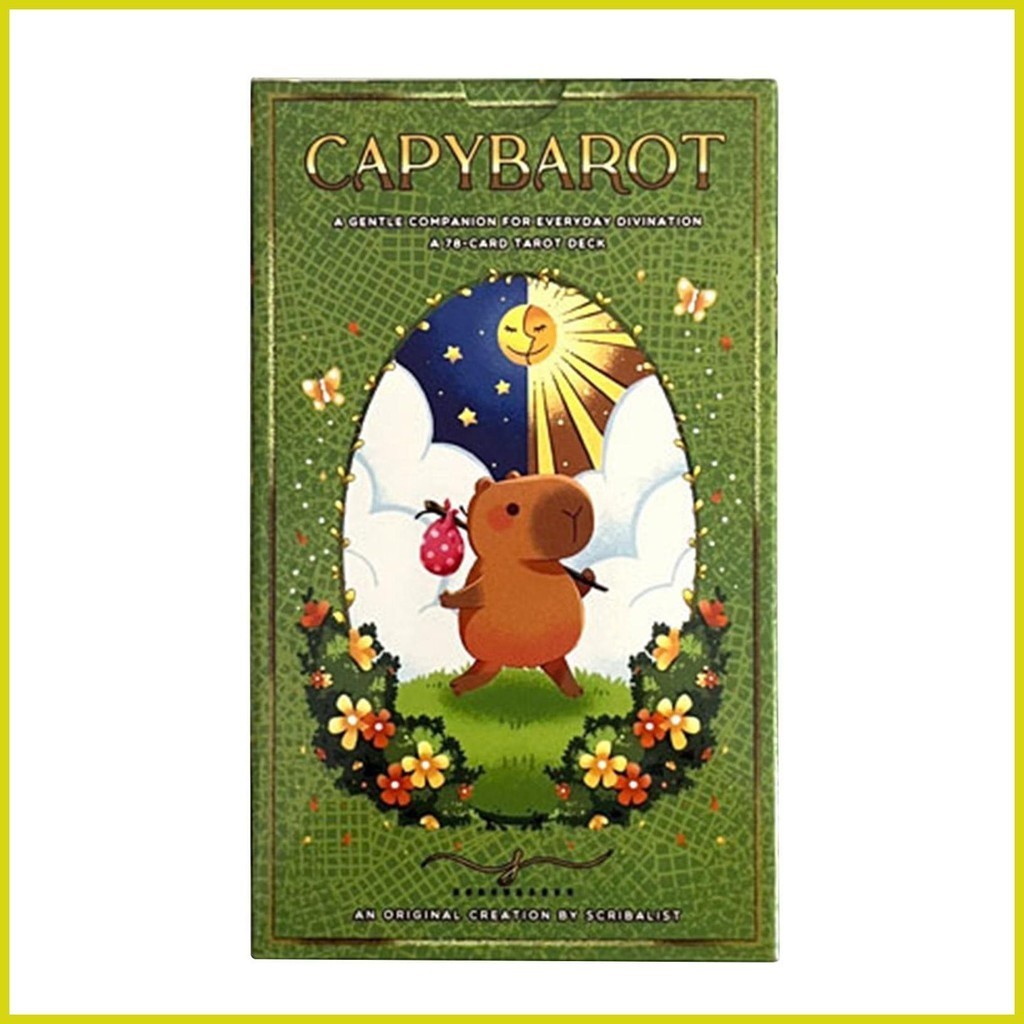 ไพ่ทาโรต์ [ Capybarot Tarot ] ไพ่ทาโรต์ แบบพกพา 78 ชิ้น