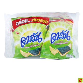 ตะวัน ขนมอบกรอบ รสสาหร่ายทรงเครื่อง 14 ก. แพ็ค 12