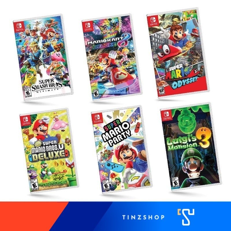 Nintendo Switch Game Mario Best Seller เกมนินเทนโด้ เกมมาริโอ้ขายดี