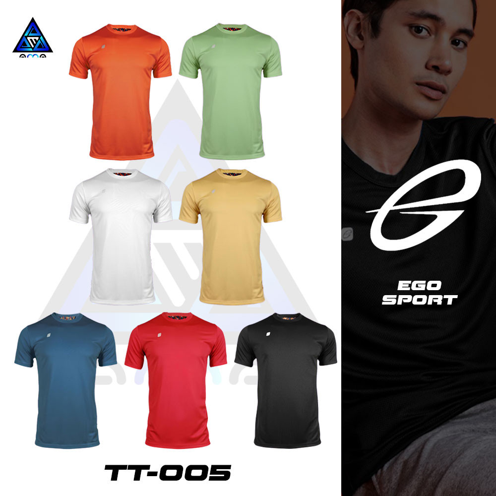 ลดแล้วลดอีก30% THAI TONE x EGO SPORT เสื้อยืดคอกลมลูกเล่นลายปลาตะเพียน รหัส TT-005 แท้100%