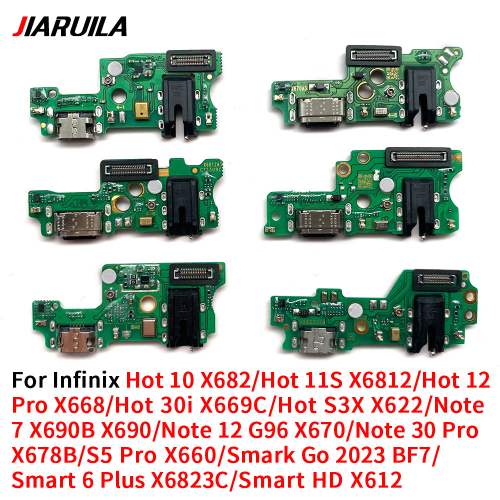USB อะไหล่ มือถือ แพรก้นชาร์จ ตูดชาร์จ Infinix Hot 10 11S 12 Pro 30i S3X Note 7 12 30 S5 Pro Smark G