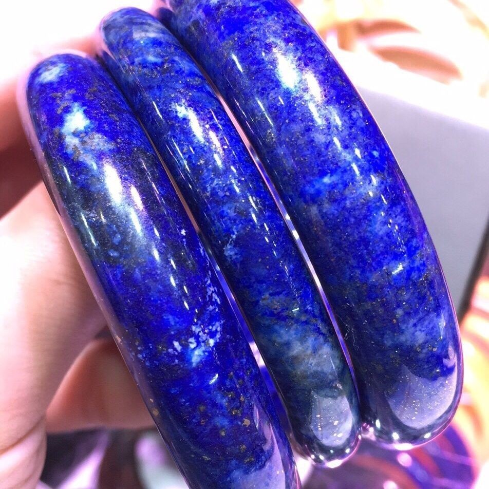 Lapis Lazuli สร้อยข้อมือ สีเขียวธรรมชาติ สําหรับผู้หญิง