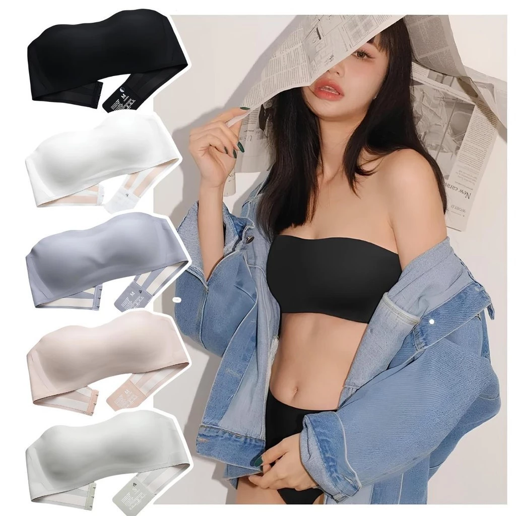 เสื้อในเกาะอก ผู้หญิง SoftBra เสื้อชั้นในไร้โครง ฟองน้ำบาง บราสุขภาพ เนื้อผ้านิ่ม สวมใส่สบาย สีพื้น