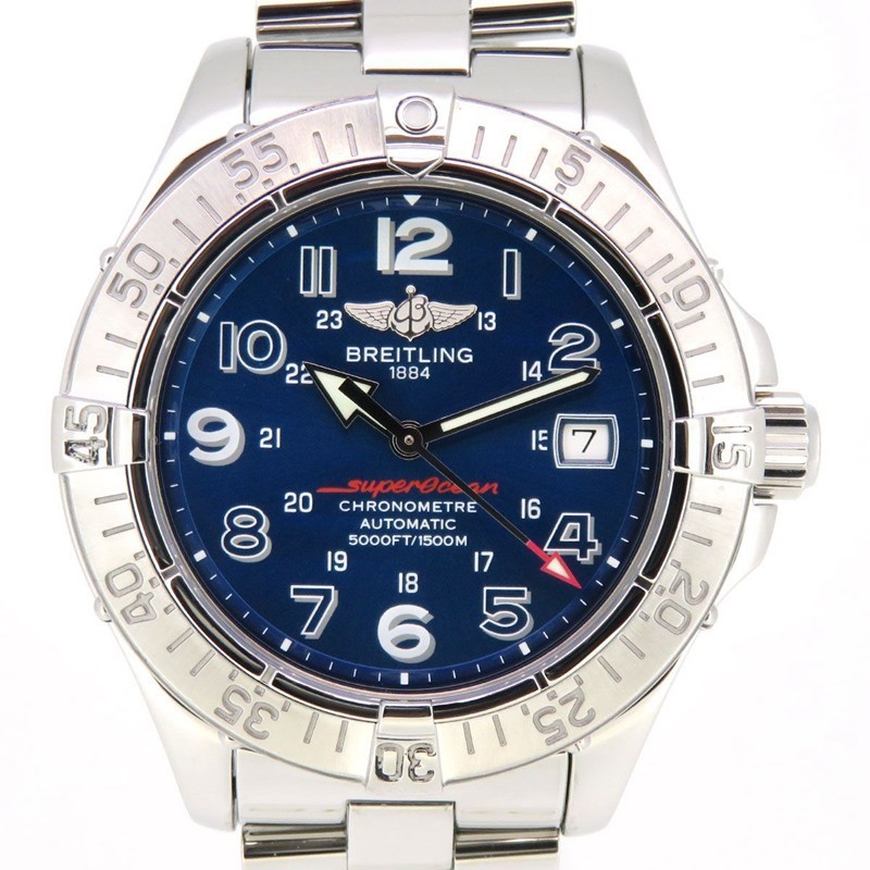 Breitling นาฬิกาข้อมืออัตโนมัติ กันน้ํา สําหรับผู้ชาย A17360