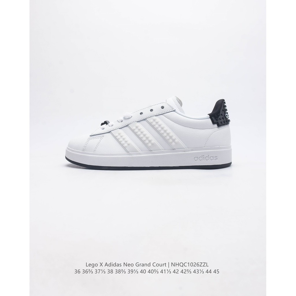 Adidas X Lego NEO Grand Court Casual Sneakers   Iconic Collaboration For Sporty Leisure รองเท้าผ้าใบผู้ชาย รองเท้าวิ่ง ร