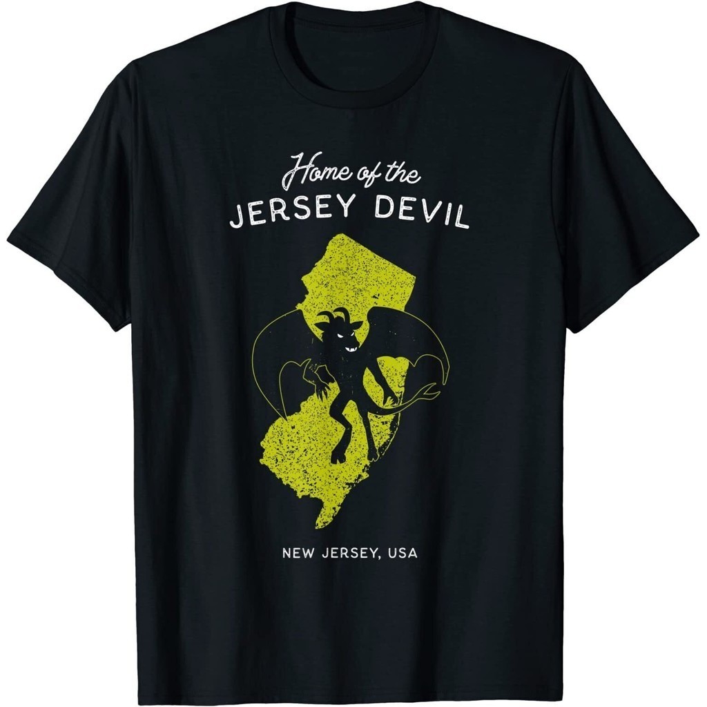 Home Of The Jersey Devil - เสื้อเจอร์ซีย์ใหม่ เสื้อยืด Usa