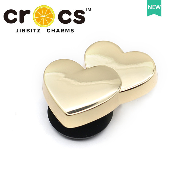 JIBBITZ cross charms ตัวติดรองเท้า โบว์โลหะสนุก ตัวติดรองเท้า cross