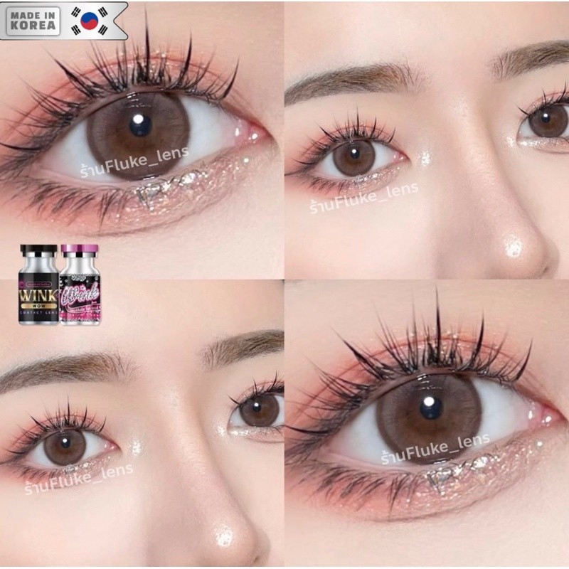 New Lot✅ คอนแทคเลนส์(มินิ) สีอมชมพูหวาน   Mirage brown gray   ใครชอบสีโทนสุภาพ หวานละมุน สีไม่หลอกตา wink