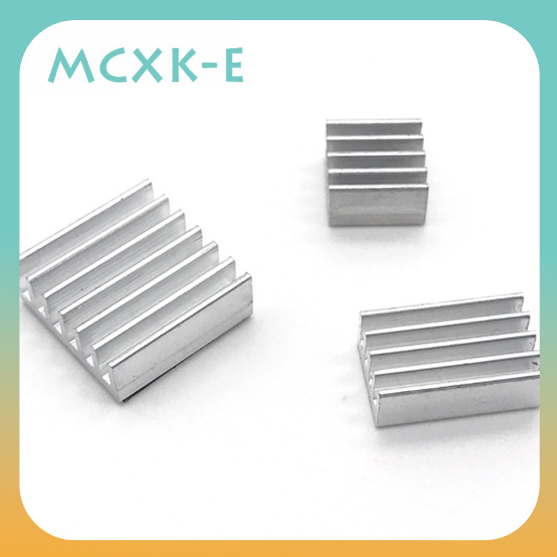 Mcxk-e ชุดฮีทซิงค์อลูมิเนียม สําหรับ Orange Raspberry Pi 3 Heatsink Cooler Pure Aluminium Heat Sink Se 3 ชิ้น