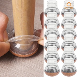 แผ่นซิลิโคน กันลื่น ป้องกันเสียงรบกวน สําหรับรองขาเก้าอี้ เฟ…