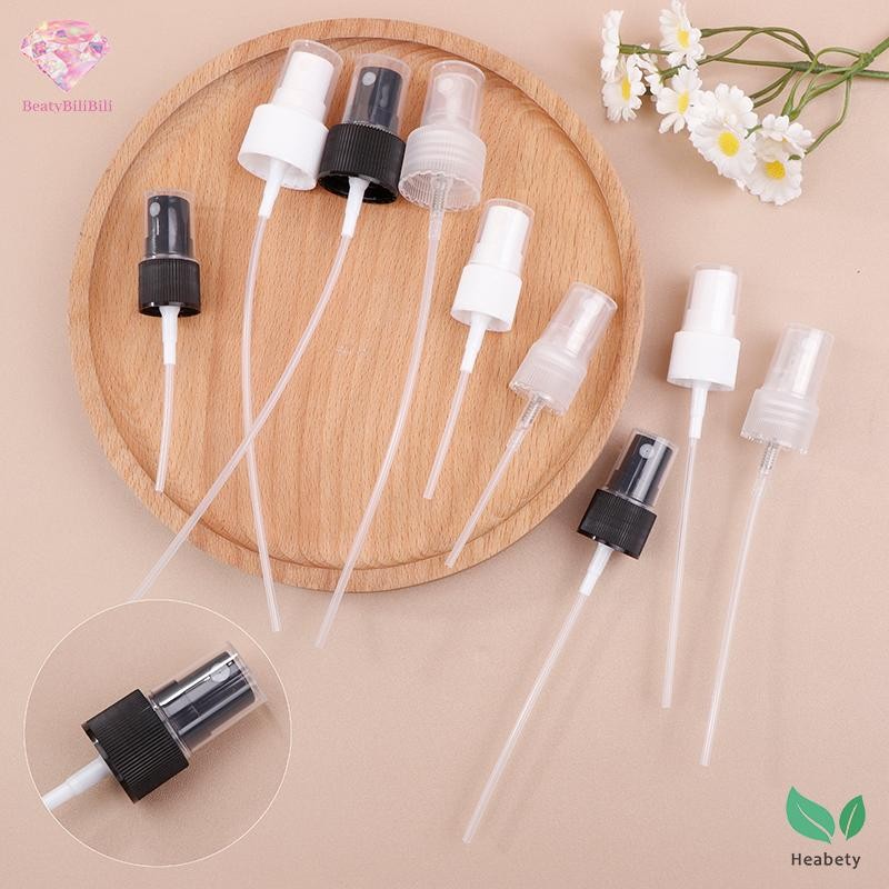 Heabety 10 ชิ้นแบบพกพาขวดเสื้อปั๊มหัวฉีดน้ําหอม Fine Mist er เปลี่ยนรีฟิล Essential 18/20/24 มิลลิเมตรใหม่
