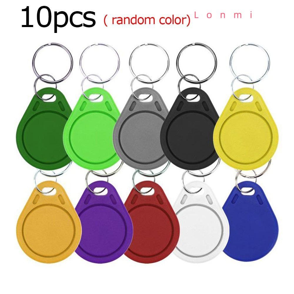 Lonmi 10 ชิ้น NFC Tag 13.56MHz คีย์การ์ด Token Keyfobs
