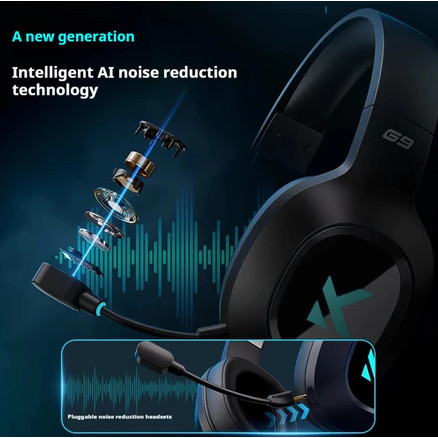 Mchose G9 Pro ชุดหูฟังไร้สาย Bluetooth สามโหมดพร้อมไมโครโฟน
