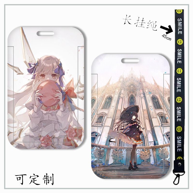 ARCAEA DIY Student School ID Card Holder Personal ID Card Bank Card MRT Card Case