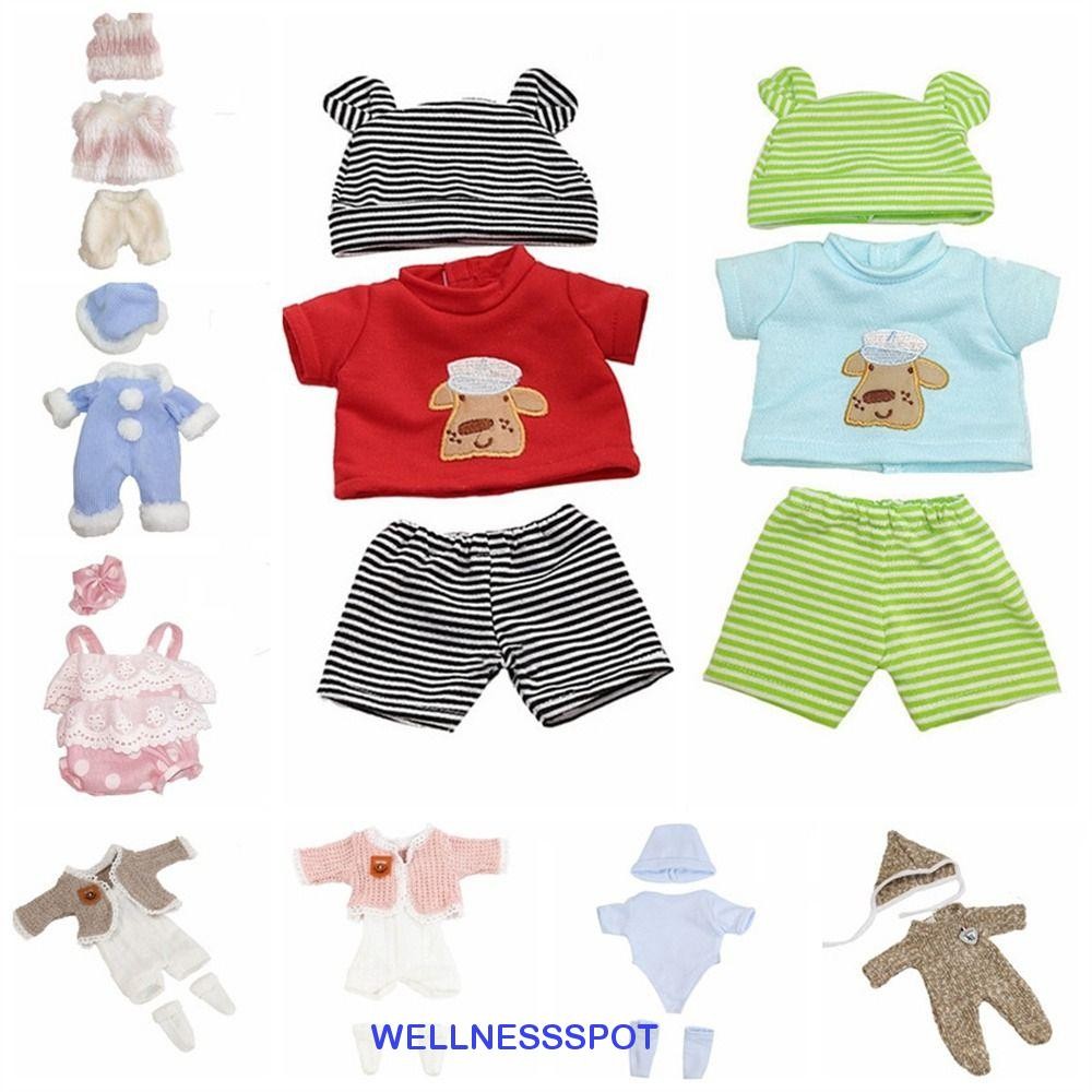 Wellnessspot เสื้อผ้าตุ๊กตา,กระโปรงเสื้อกันหนาวชุดนอน30ซม.ชุดตุ๊กตา,อุปกรณ์ตุ๊กตาชุดลําลองน่ารักแต่งตัวเสื้อผ้าเด็กตุ๊กตา12นิ้ว