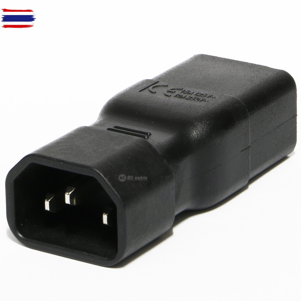 Power Adapter 15A to 20A IEC C19 to C14 Converter / ร้าน All Cable