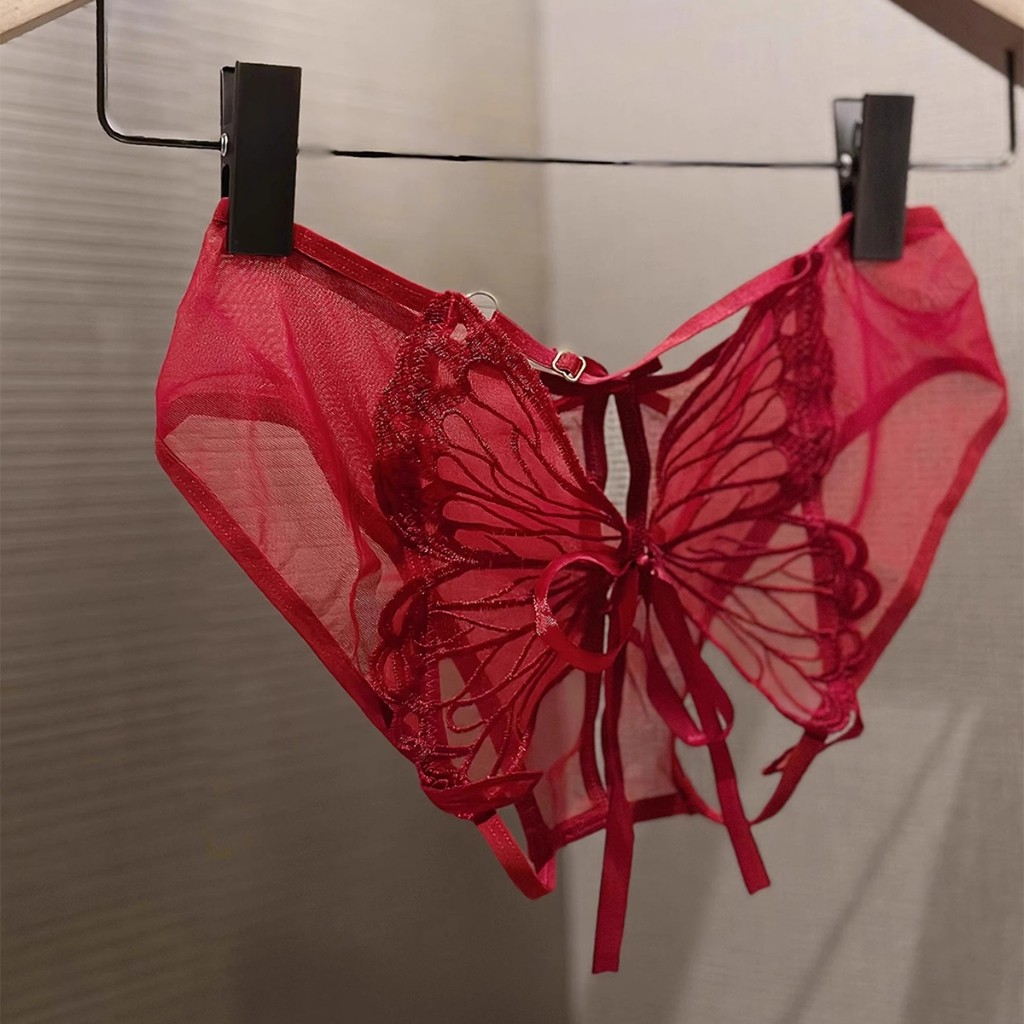 SexyNight 💞💞 กางเกงชั้นในเซ็กซี่ เปิดเป้า ตาข่าย ผีเสื้อ สิ่งล่อใจ ราคาถูก พร้อมส่งจากไทย - รูปที่ 6