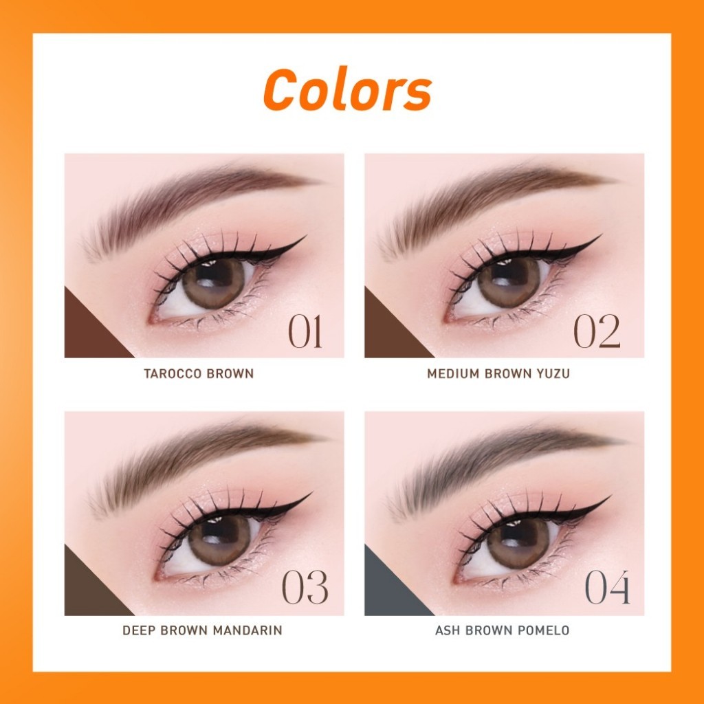 Baby Bright Citrus Micro 2in1 Brow & Eyeliner 0.36g เบบี้ไบร์ท ไมโคร อายไลน์เนอร์ & ดินสอเขียนคิ้ว รูปที่ 4