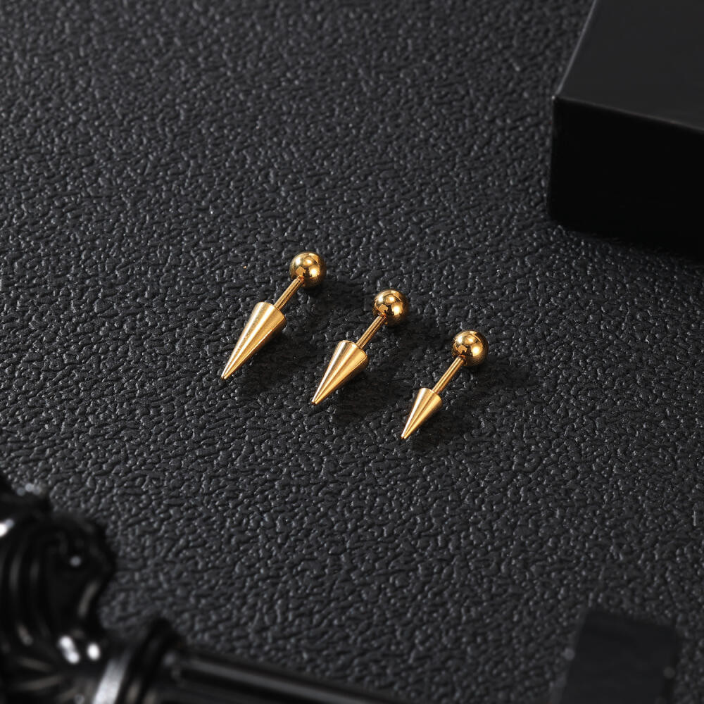 1 PC 18G สแตนเลสสตีลหู Punk ยาว Spike Eyebrow รูปที่ 6