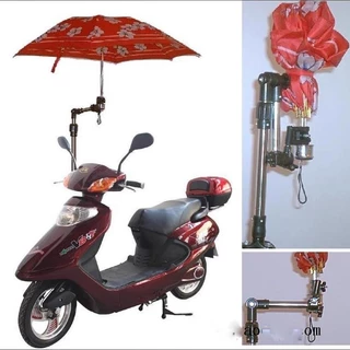 ที่จับร่มสำหรับจักรยาน ที่วางร่มสำหรับรถเข็นเด็กแบบปรับได้180°พกพา สะดวก