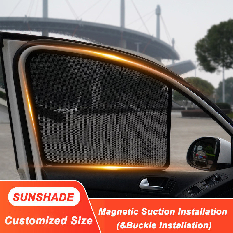 สําหรับ Mercedes Benz C Class W204 ซีดาน 2007-2014 รถบังแดด Shield ด้านหน้ากระจกกรอบผ้าม่านสุทธิด้านหลังหน้าต่าง Sun Shade &-* - รูปที่ 2