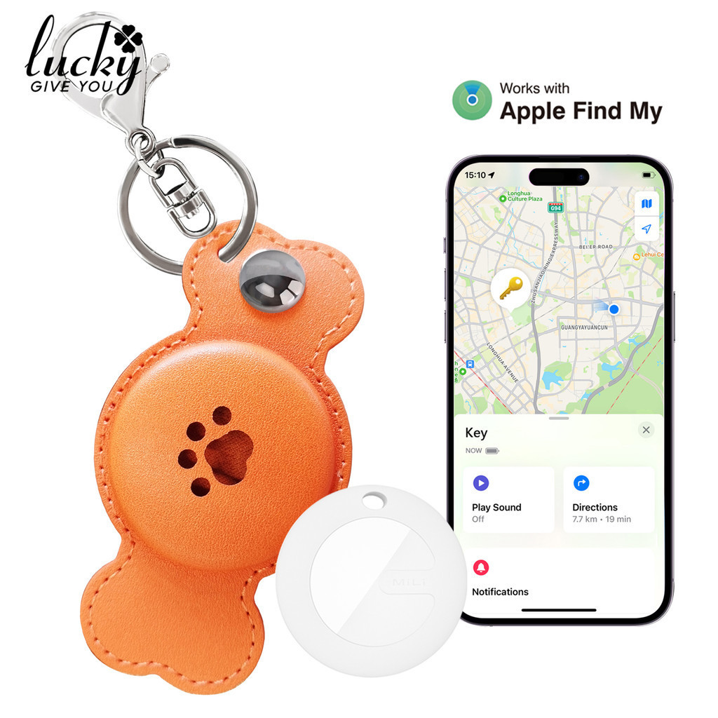 [LUCKY] พวงกุญแจ GPS แบบเรียลไทม์ กันน้ํา น้ําหนักเบา กันหาย สําหรับสัตว์เลี้ยง สุนัข