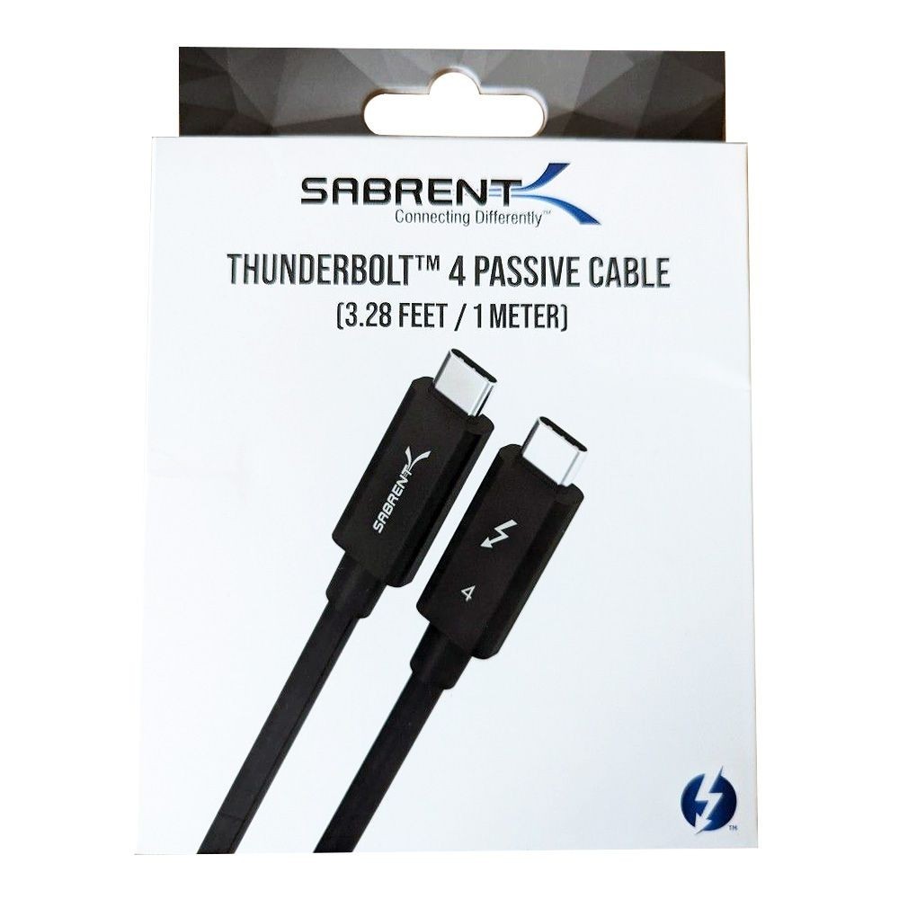 Sabrent Thunderbolt 4 Passive Cable (1m / 3.28ft), CB-T4M1