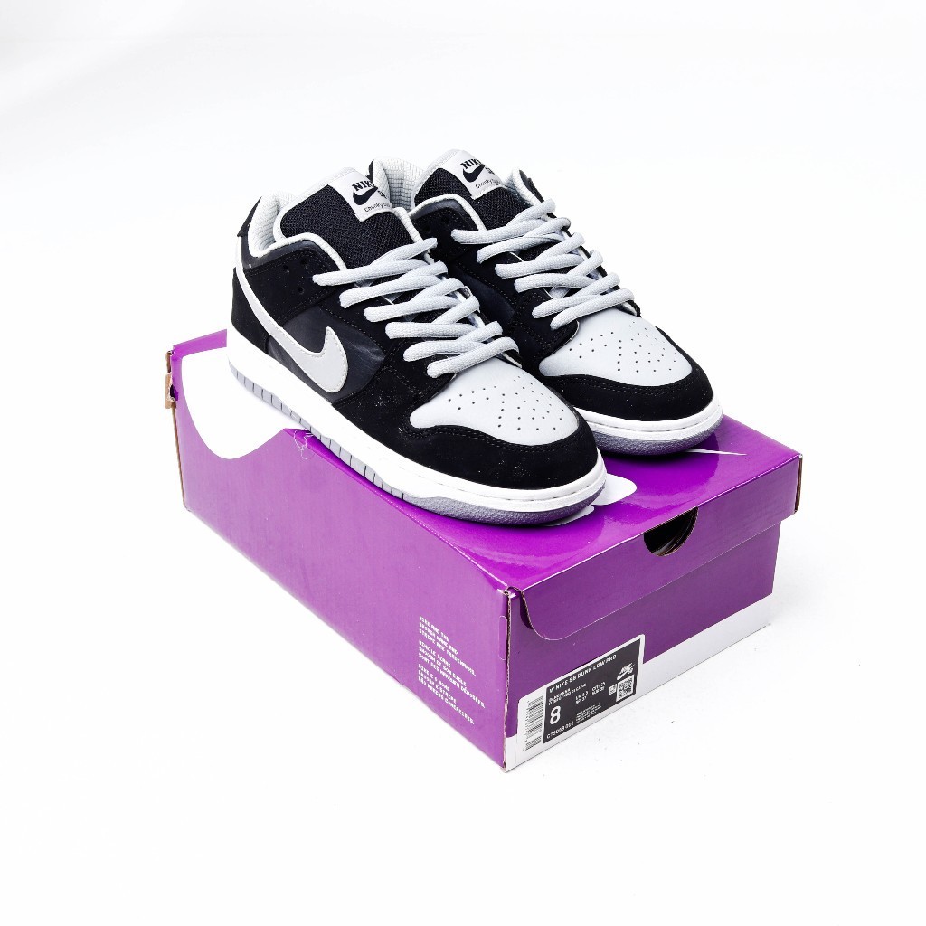 (SLPRDS) Sepatu Nike SB Dunk Low J Pack Shadow Black Grey  ลำลอง