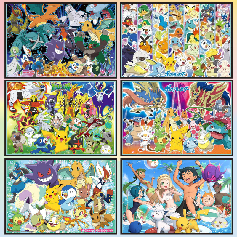 📣พร้อมส่ง📣【Pokémon】jigsaw puzzle-จิ๊กซอว์-300-1000-ชิ้น- ชิ้นของเด็ก จิ๊กซอว์ไม้ 1000 ชิ้น จิ๊กซอว์ 1000 ชิ้นสำหรับผู้ใหญ่ จิ๊กซอ จิ๊กซอว์ 500 ชิ้น🧩219-2-3 จิ๊กซอว์ 1000 ชิ้น สำหรับ ผู้ใหญ่ ตัวต่อจิ๊กซอว์ จิ๊กซอว์ การ์ตูน