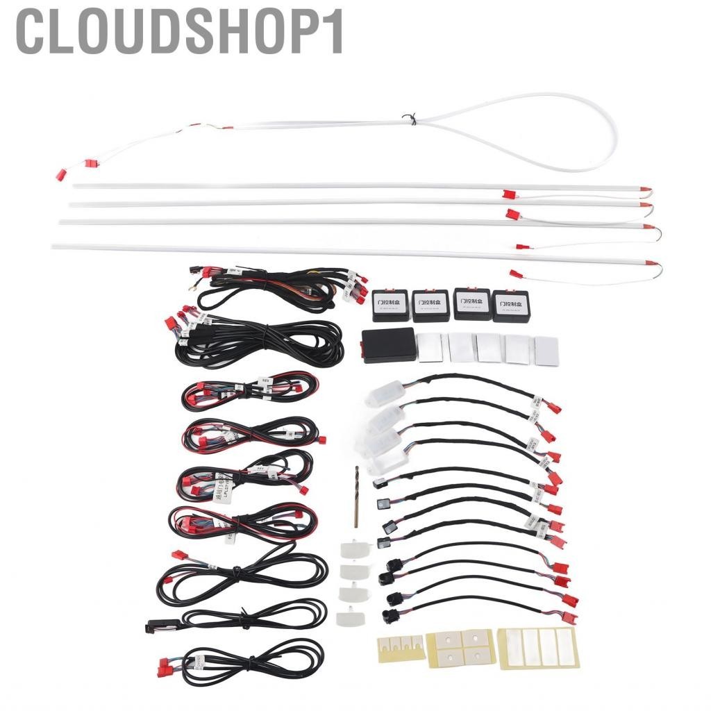 Cloudshop1 Ambient Lamp LED 64 Colors Car Light Kit Decor High Brightness Universal Strip