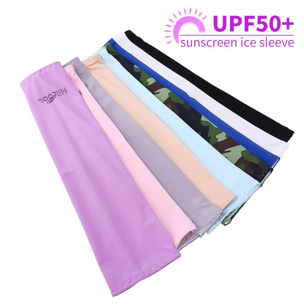 Sfse - ปลอกแขน ผ้าเรยอน แบบบาง ป้องกันรังสียูวี สีพื้น ยืดหยุ่น เหมาะกับฤดูร้อน สําหรับขี่จักรยานกลางแจ้ง เล่นกีฬา ข้อมือ สําหรับผู้ชาย และผู้หญิง
