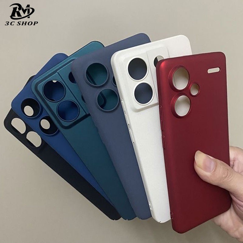 เคสโทรศัพท์มือถือ PC แข็ง ผิวด้าน บางมาก กันกระแทก สําหรับ Redmi Note 13 12 Turbo 12S Pro+ Plus 5G 4G 2024